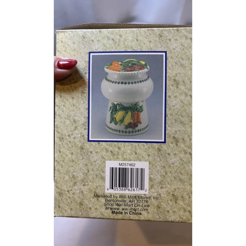 NOS VTG Potpourri Simmer Pot Home Fragrance Tea light Vegetable Country Walmart